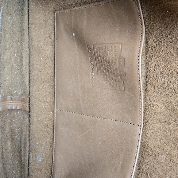 Vtg Coach 5282 embassy british tan brown leather briefcase portfolio business - Picture 2 of 13